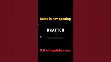 BGMI NOT OPENING. 0.9 mb update error. #bgmi #shorts