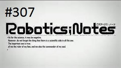 ROBOTIC NOTES (JP PS3) PLATINUM #307