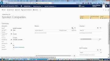 How to Add Marketing List Members via Lookup in CRM 2013