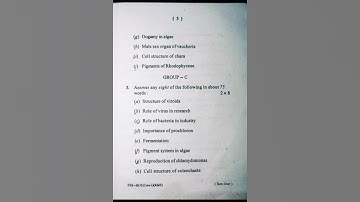 +3 1st semester botany hons question,2022 || Core-1 || Berhampur university