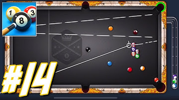 8 Ball Pool Gameplay Walkthrough #14 - Nasty Bank Shot! (iOS, Android)