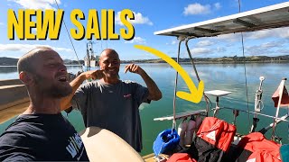THESE SAILS ARE AMAZING / Sailing Around NZ Pt 20  Ep 165