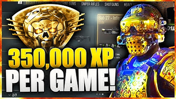 350,000+ XP IN 1 GAME! BEST TIPS TO PRESTIGE FAST! (COD AW How To Get Grand Master Fast)