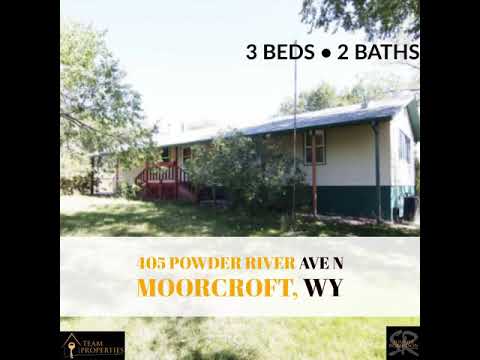 405 Powder River Ave, Moorcroft, WY home video tour