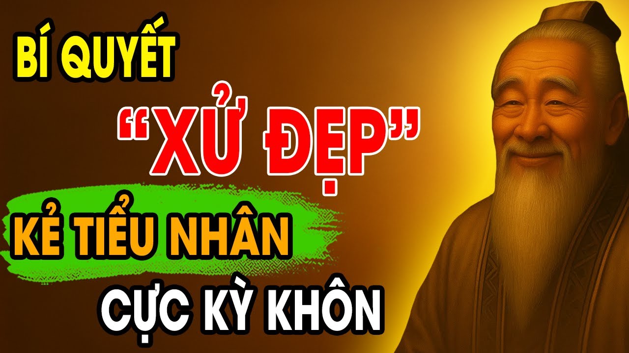 CỔ NHÂN DẠY: Bí quyết sống KHÔN NGOAN Xử Đẹp KẺ TIỂU NHÂN | Triết Lý Sống