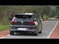 2021 Volkswagen Golf 8 R Performance with Akrapovic Titanium Exhaust! Revs, Launch Control, Sound!