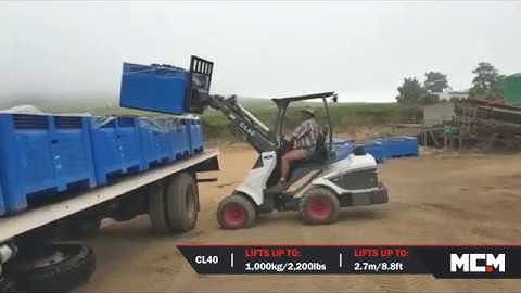 MCM CL40 Multi-Loader with Forklift Attachment