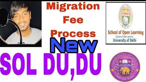 Sol or DU Migration fee online payment | New Process