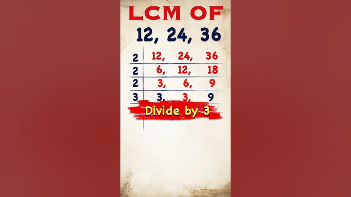 LCM of 12, 24 and 36 / LCM निकालना सीखें / how to find LCM / #lcm  #hcfandlcmtricks  #publicmaths