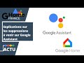 Explications sur les annulations  venir dans google assistant