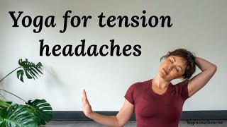 Yoga for tension headaches | neck & shoulder release | selfmassage | 20minute practice