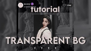 。˚ ✧ ✎amino how to tutorial ❛❜transparent bg
