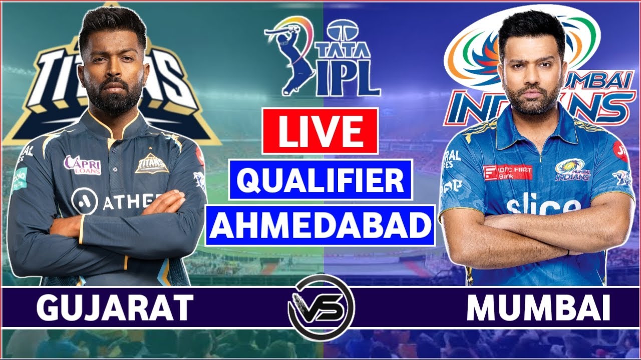 IPL 2023 Live Gujarat Titans vs Mumbai Indians Live GT vs MI Live Scores and Commentary