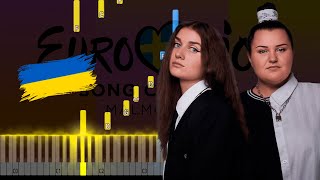 alyona alyona & Jerry Heil - Teresa & Maria | Ukraine 🇺🇦 | Eurovision 2024 Piano Tutorial