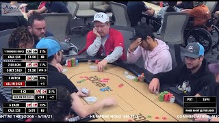 Mitch Picks Up QQ & Goes All In Preflop! screenshot 3