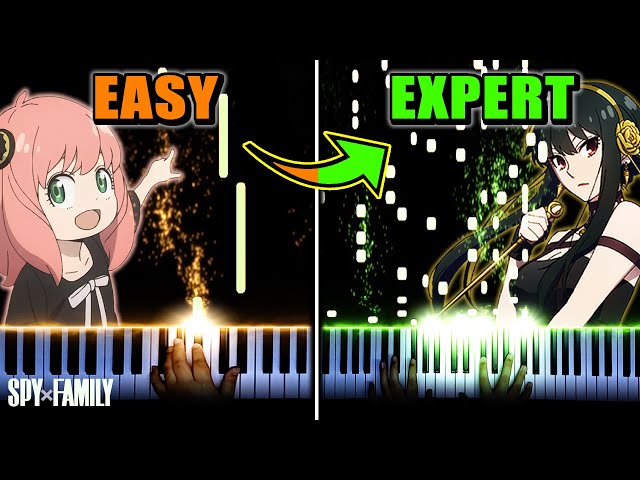 Spy x Family OP | EASY to EXPERT class=