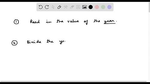 Draw a flowchart to find whether the year is a leap year or not?