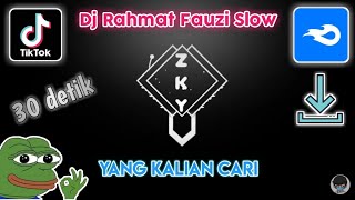 Dj Rahmat Fauzi Sayang Sekali Slow - VIRAL TIKTOK 2022🔥