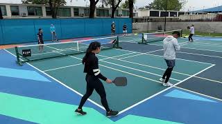 Moo Venkatesan & Rianna Valdez VS Geoffrey Nguyen & Cade Erickson Pickleball at Piccadilly 4/12/23