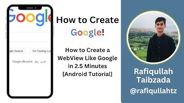How to Create a WebView Like Google in 2.5 Minutes [Android Tutorial in Kotlin]