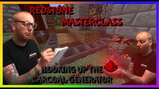 Minecraft 1.17 Hooking up a Furnace Array to a Charcoal Generator - Redstone Masterclass