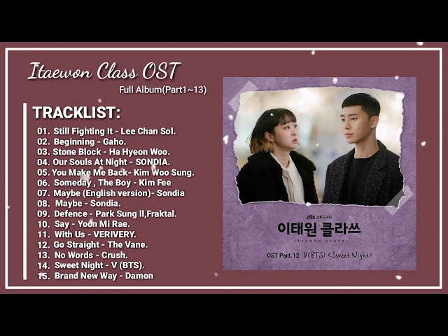 OST Itaewon Class (Full album Part1~13) || 이태원 클라쓰 OST class=