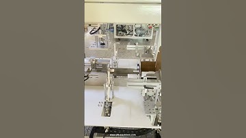 Testing run video of automatic tray carton box forming erecting machine