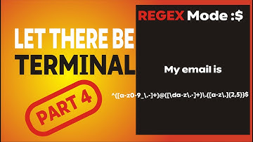 Linux Terminal| REGEX basics part4