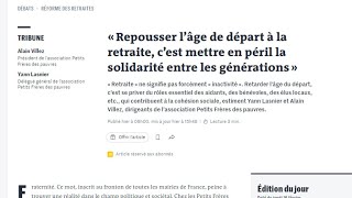 Réforme des retraites: 