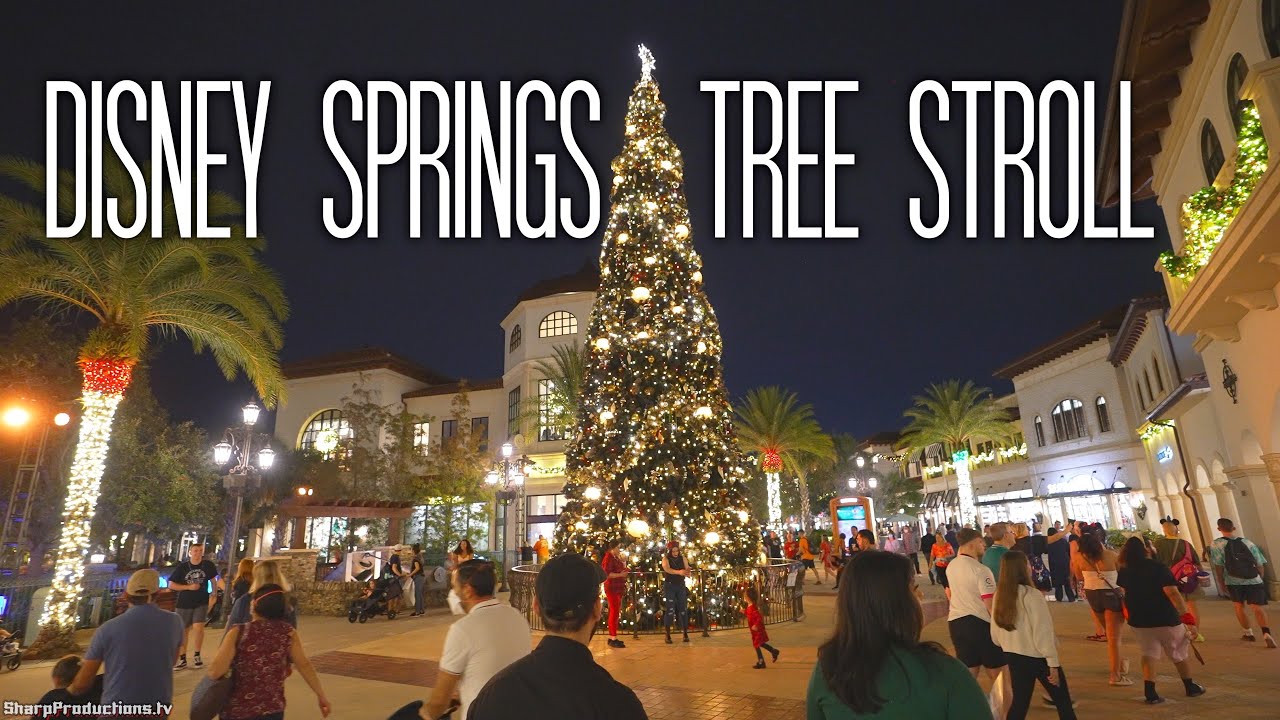 Christmas Tree Stroll at Disney Springs Walt Disney World YouTube