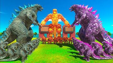 Legendary Godzilla 2014 VS Thermo Mechagodzilla 2021 VS Lego Godzilla of Evolution Size Comparison