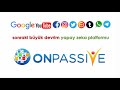 ONPASSIVE kaydolun para kazanmaya başlayın... #onpassive #yapayzeka #yazılım #girişim #cesaretbaşarı