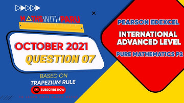 Pearson Edexcel | International Advanced Level | Pure Maths P2 | Q7 |Jan 