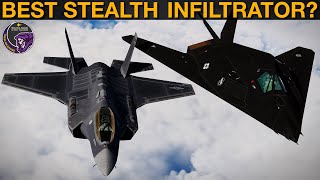 Which Is The Best Enemy Airspace Infiltrator: F-117 Nighthawk or F-35 Lightning II? | DCS