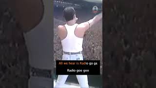 Queen - Radio Ga Ga live karaoke songs karaoke lyrics #music