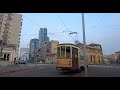 MILANO, ITALY: Walking through the street of shopping area from Porta Venezia to Gae Aulenti 4K-UHD