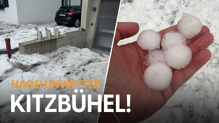 Heftiges Hagelunwetter in KITZBÜHEL ⚠️ Große Hagelkörner und Überflutungen - UNWETTER in Tirol