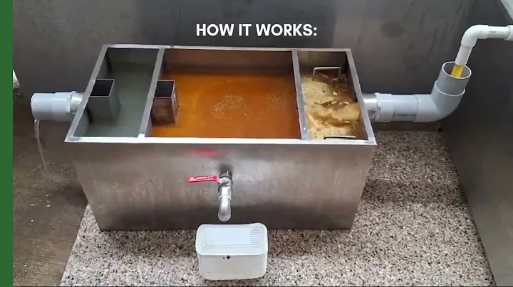 Grease Trap for Kitchen Waste Water l Green Genra’s Oil and Grease Trap #greasetrap