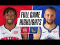 PISTONS at WARRIORS | FULL GAME HIGHLIGHTS | January 30, 2021