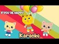 KARAOKE - If You Are Happy Nursery Rhyme 🎷🎷🎷 | Nursery Rhyme for Kids in HD