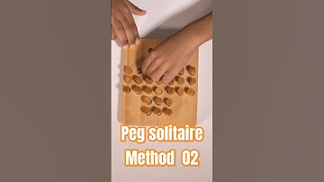 Peg Solitaire Method 02 #solitaire #puzzlegame #puzzle #puzzleworld #boardgames