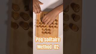 Peg Solitaire Method 02 #solitaire #puzzlegame #puzzle #puzzleworld #boardgames
