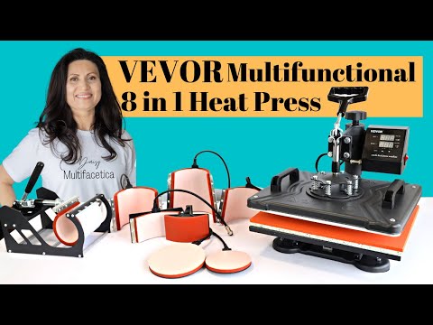 VEVOR Heat Press 15x15, How to Guide 🤗 and unboxing! 💖 Free