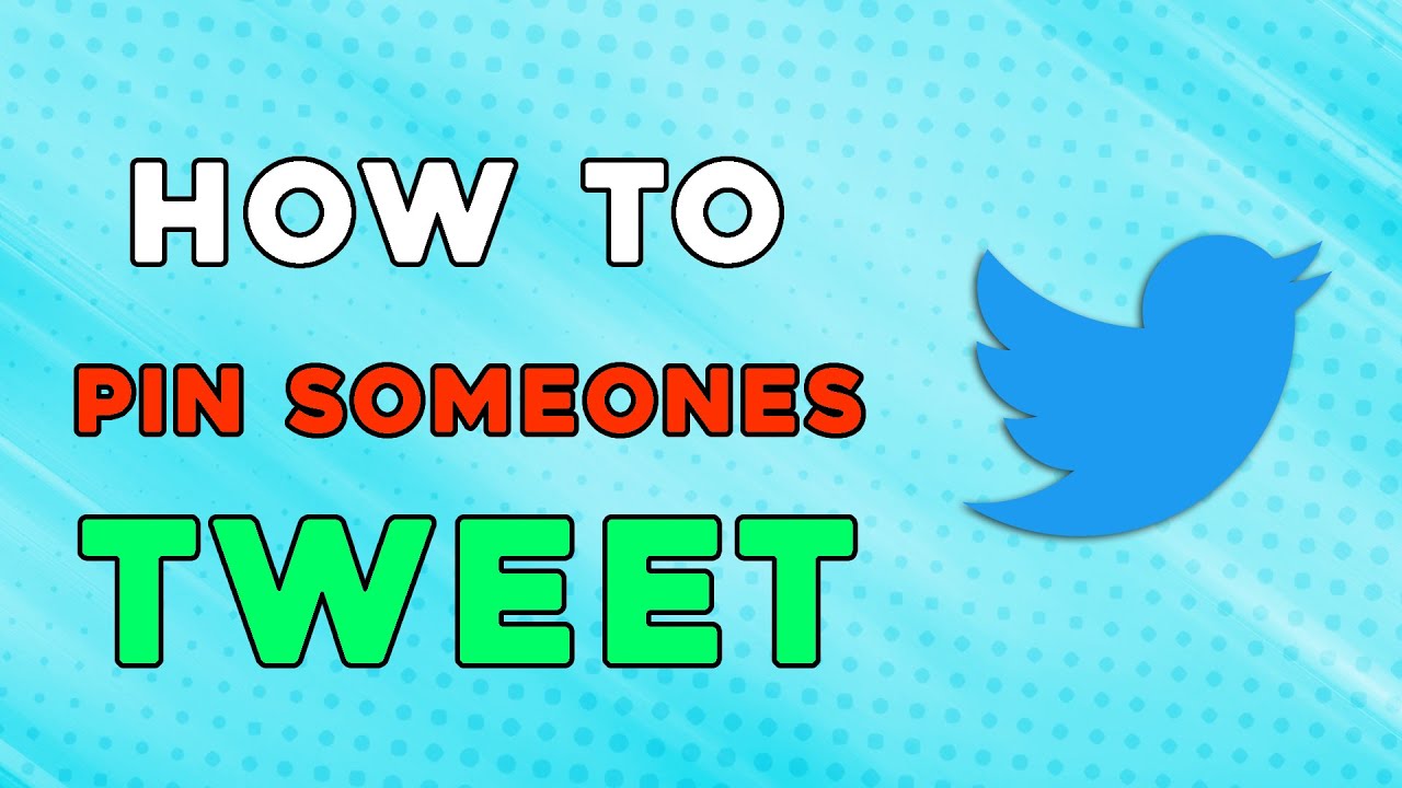 How To Pin Someone Else's Tweet in Twitter (Quick Tutorial) YouTube