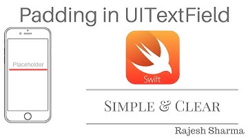 how to set padding and bottom border in uitextfield in ios
