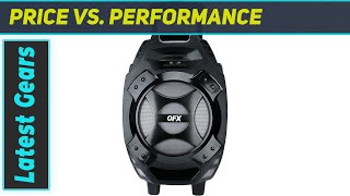 QFX PBX-61081BT/SI Rechargeable Portable Speaker Review
