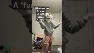 *sighhh* || #doodlethedoggo #antizoo #dog #fursuit ￼