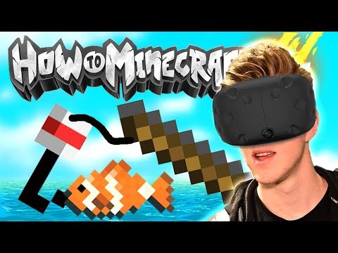 MINECRAFT FISHING IN VR! (How To Minecraft Season 4)