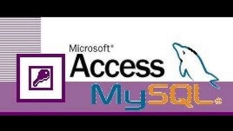 Conectividad de Mysql con Access | Triggers y Procedimientos