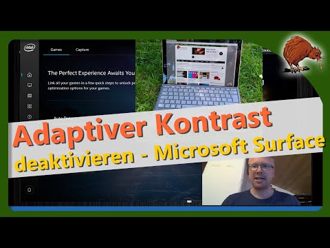 Adaptiver Kontrast beim Microsoft Surface deaktivieren